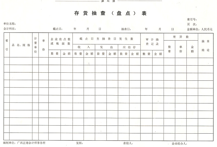 小企業(yè)存貨盤點方法有哪些